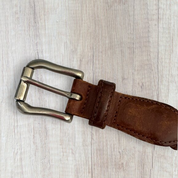Coach Vintage British Tan Braided Leather Belt 3865 - Picture 3 of 6